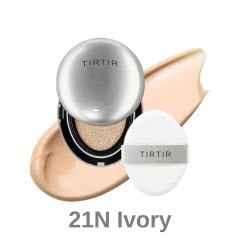 TIRTIR Mask Fit Aura Silver Cushion Fondöten 18gr 21N Ivory